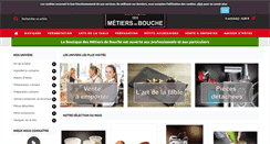 Desktop Screenshot of boutiquedesmetiersdebouche.com